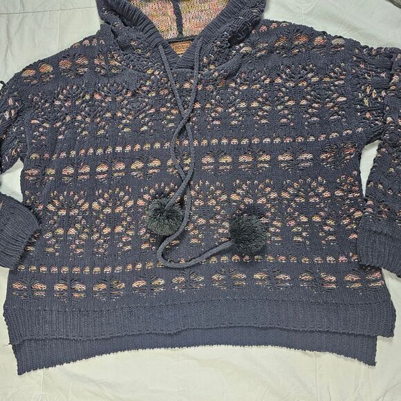 POL Oversized Knit Hooded Sweater‎ Women's Size Medium - Picture 6 of 13
